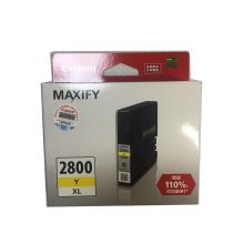 佳能 PGI-2800XL Y 墨盒 1500页,19.3ml（适用MB5480/MB5180/MB5080/ib4180/ib4080） 黄色（单位:个）