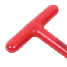 钢盾（SHEFFIELD） 970NC-S150041 浸塑型单色绝缘T型套筒扳手 17*300mm (单位：个)