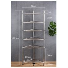 益美洁 YMJ-LL0062 六层 加厚不锈钢厨房三角架 （单位：个）