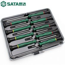 世达(SATA) S09316  9件一字、十字微型螺丝批组套 绿 (单位:台）